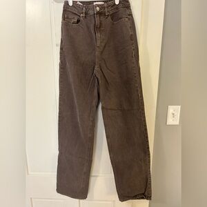 Pacsun Brown straight-leg jeans